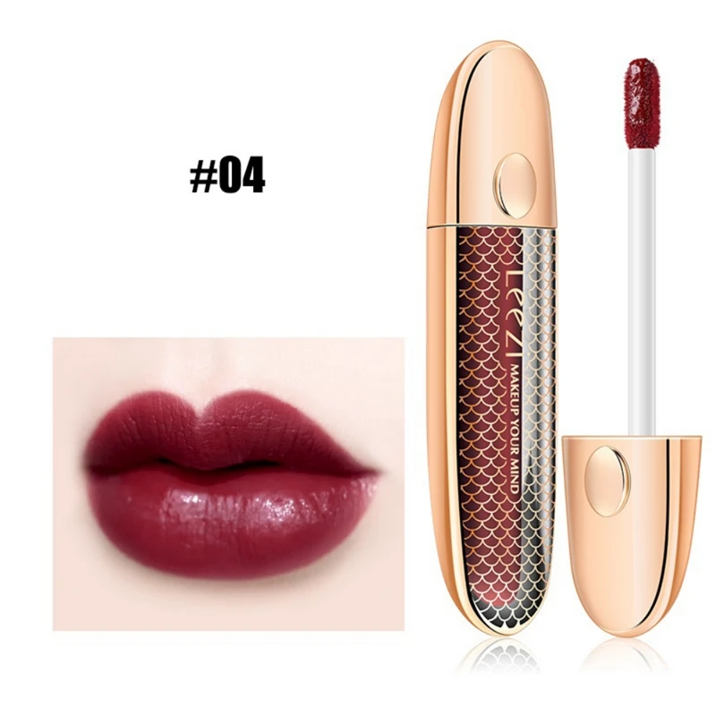 Velvet Lip Glaze Moisturizing Non-stick Cup Waterproof Long Lasting Matte Lip Gloss Lightweight Moisturizing Texture