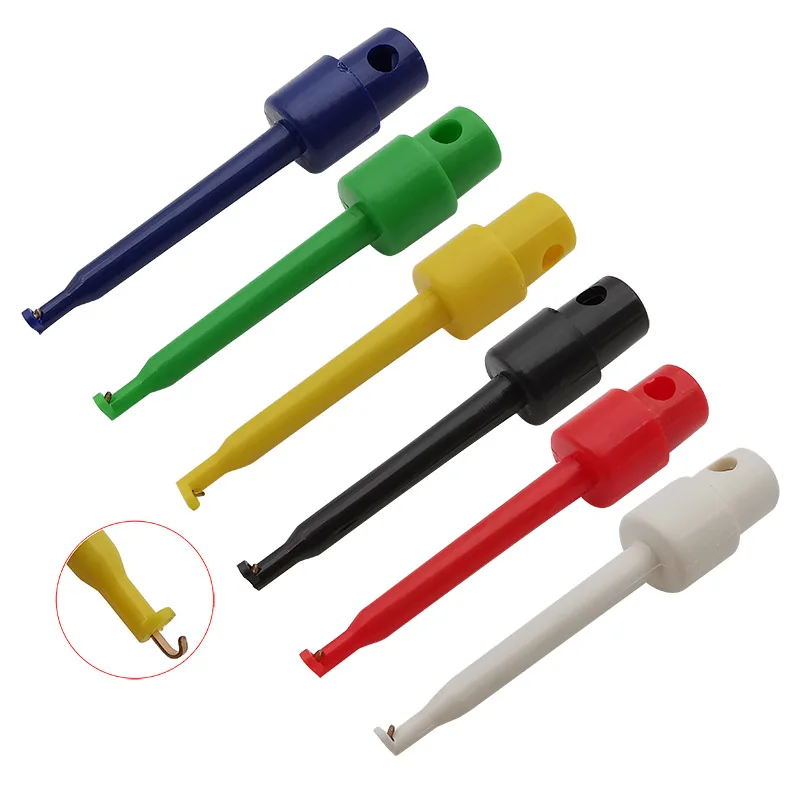 Electronic Crocodile Clip Test Probe Hook Clips Test Clips Ic