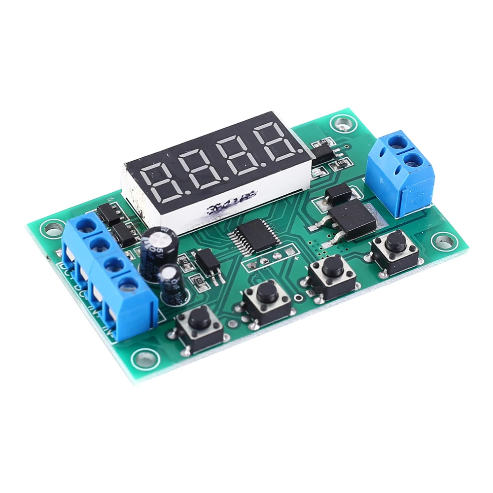 DC 5V 12V 24V триггер счетчик MOS задержки выключатель таймера 32-Функция