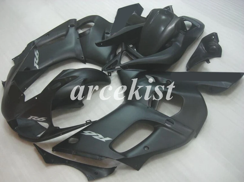 

4 Free Gifts New ABS Motorcycle Fairings kit Fit for YAMAHA YZF-R6 1998 1999 2000 2001 2002 r6 98-02 Body set Black Matte