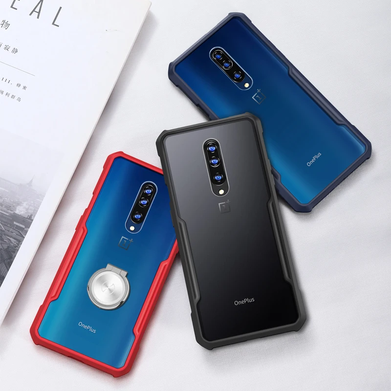 Для Oneplus 7 Pro роскошный 3D лазер покрытие прозрачный акриловый+ ТПУ XUNDD чехол для телефона для One Plus 7 Oneplus7 кольцо защитный чехол