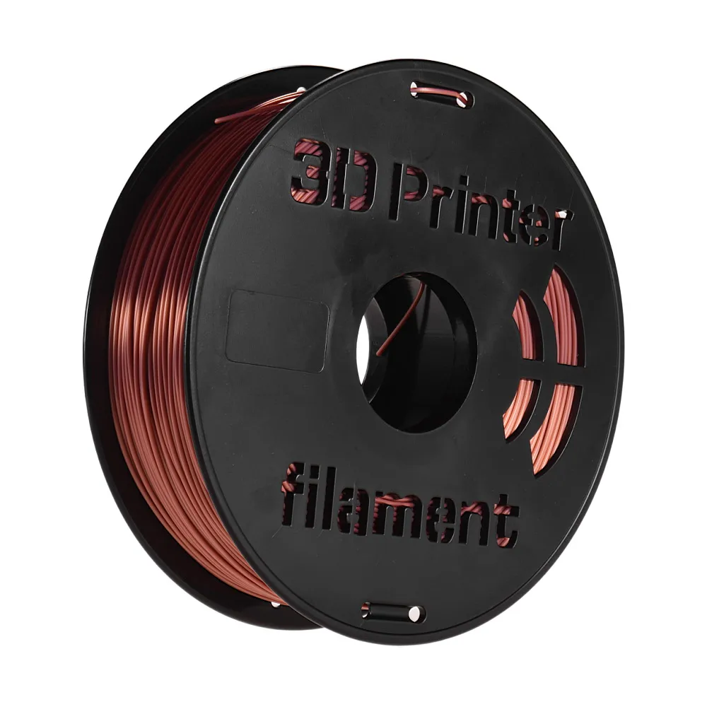 Silk Yellow PLA 3D Printer Filament Dimensional Accuracy No Clogging Printing Consumables 1.75mm PLA Filament Diameter 1kg Spool
