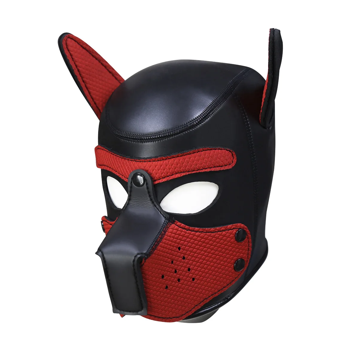 Brand New Fashion Padded Latex Rubber Role Play Dog Mask Puppy Cosplay Full Head with Ears 10 color Stage performance props Hot halloween outfits Cosplay Costumes