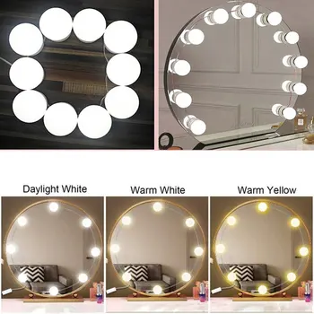 

Makeup Mirror Bulbs String Lights Led Bulbs Fill Light Decoration Mirror Headlights Hidden Wiring Light