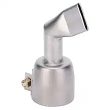 

2Pcs 32mm Heat Gun Nozzle Flat 120 Degree Stainless Steel Welder Tip Hot Air Gun Nozzle Welding Accessories