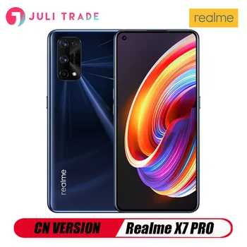 Перейти на Алиэкспресс и купить Смартфон Realme X7 PRO 5G, версия CN, Поддержка Google Play, OTA, многоязычная, Android, тройная камера