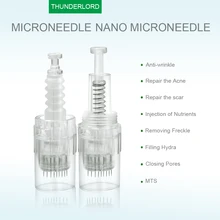 20 шт микро игла для дермы, иглы для ручки, байонетный картридж, автоматическая микроигла для дермы, иглы для татуировки, 36 pin, Наконечник иглы