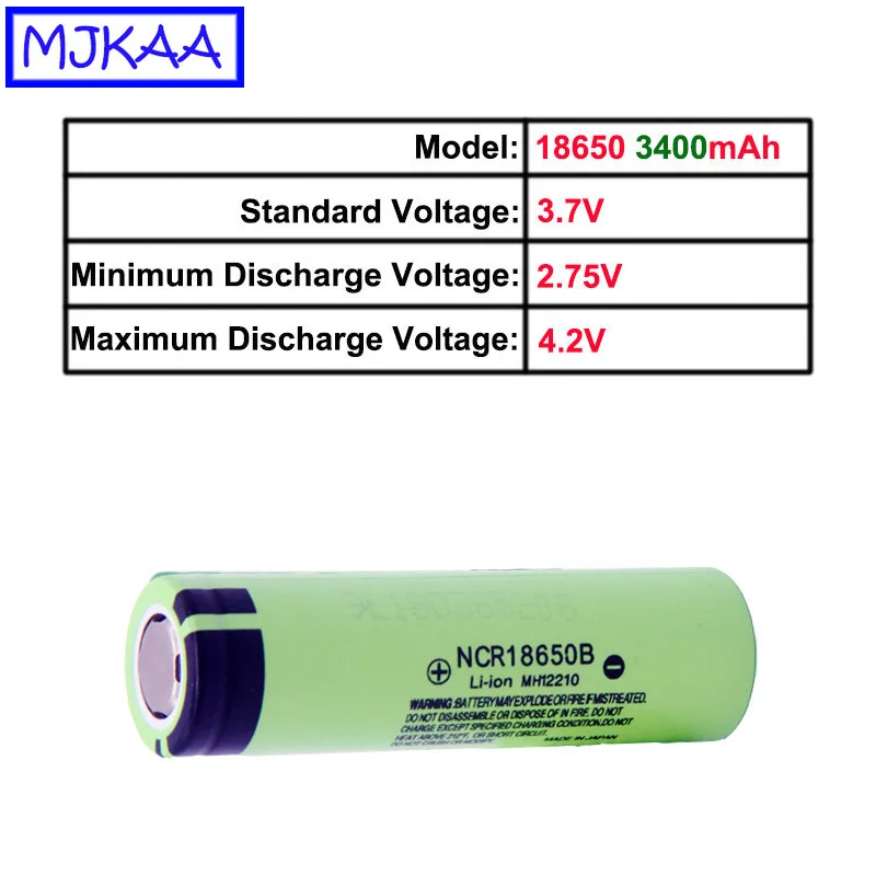 10/20 шт. высокое качество NCR18650B 3,7 V 3400 мА/ч, Перезаряжаемые литий Батарея для фонарик литий-ионный аккумулятор 3400mah батареи