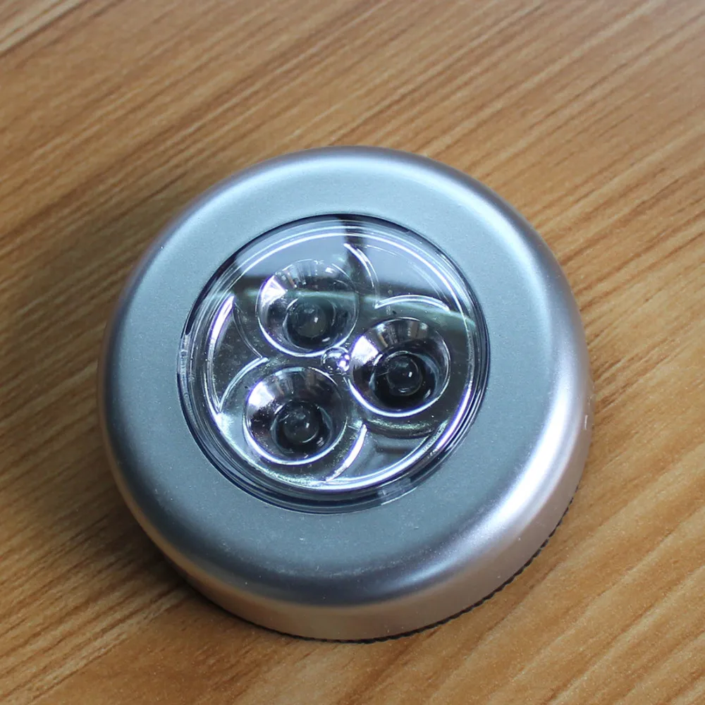 Беспроводной 3 светодиодный ночной Светильник для автомобильных ботинок шкаф