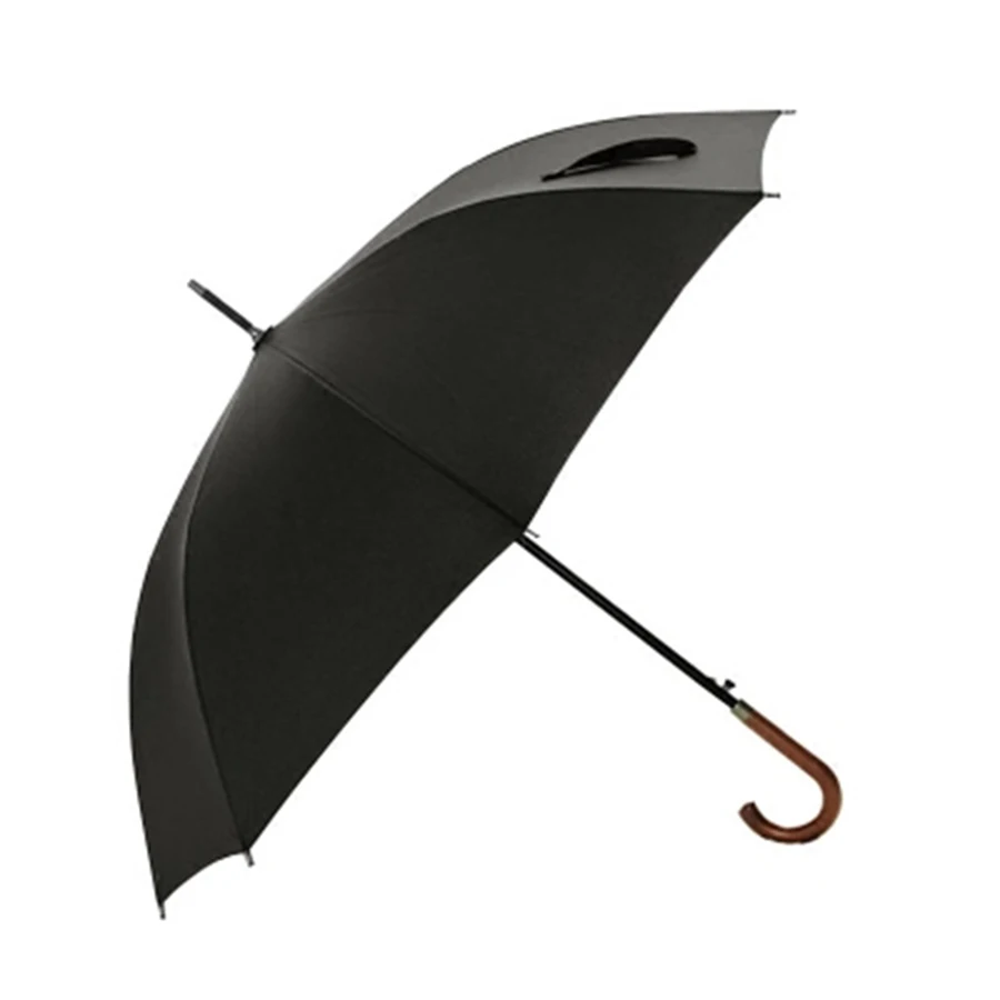 Wooden Handle Gentleman Umbrella Rain Men Windproof Sunny Umbrella High Quality Rain Women Automatic Luxury Umbrellas Men AA50YS