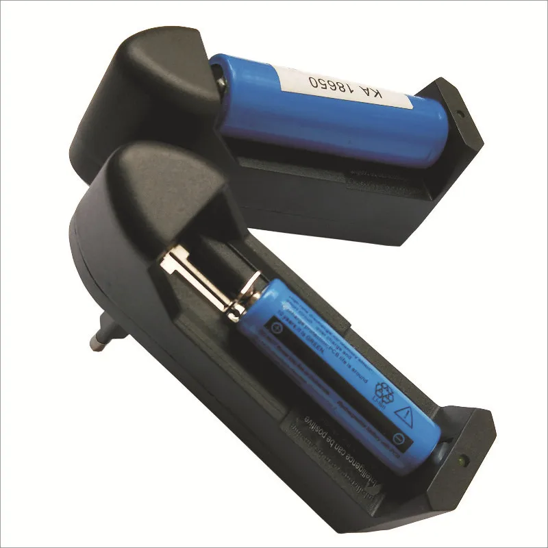 

Mjkaa 18650 3.7 V Lithium Polymer Battery Charger, Portable Charger Single Slot