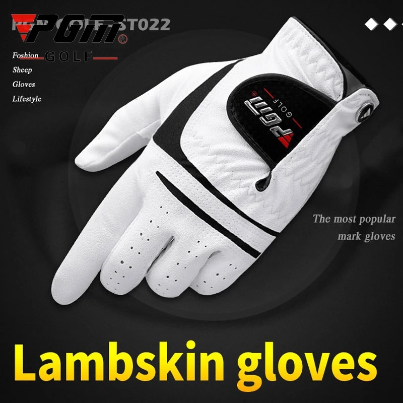 Men Soft Leather Golf Gloves Male Outdoor Left/Right Hand Golf Gloves