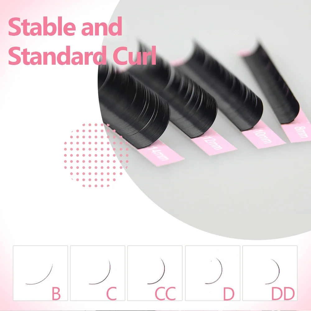 15 trays CC / DD curl 0.03-0.15Eyelash Extension Thin and Soft Material Volume Lash Individual Eyelashes 3