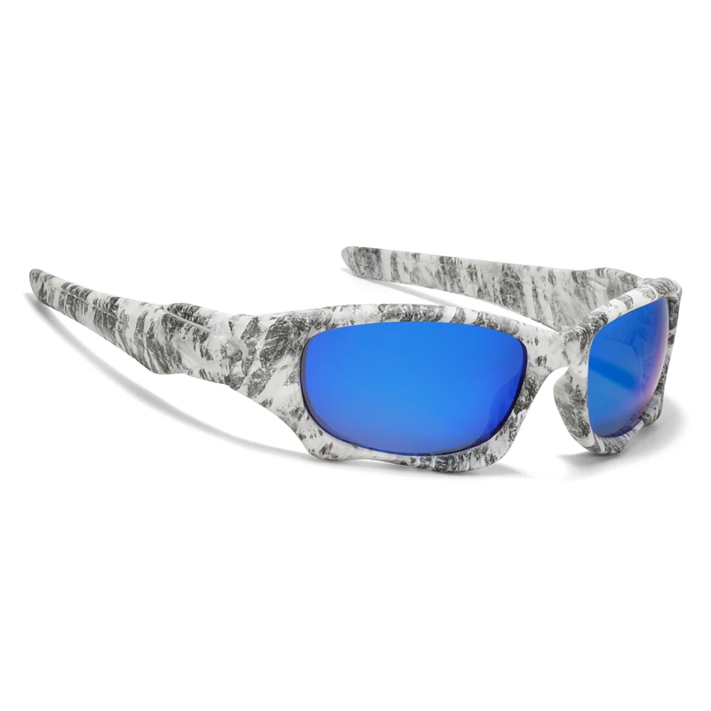 KDEAM, брендовые, сильные руки, мужские солнцезащитные очки, поляризационные, защита для вождения, солнцезащитные очки для мужчин и женщин, спортивные очки oculos de sol - Цвет линз: C9 Mirror Blue