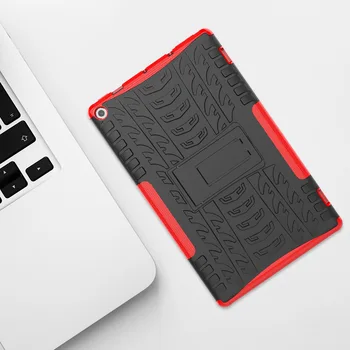 

Shockproof Rugged Armor Case for Amazon Fire HD 10 2019 2017 Case TPU+PC Back Cover for Fire HD10 2019 10.1" Stand Case Cover
