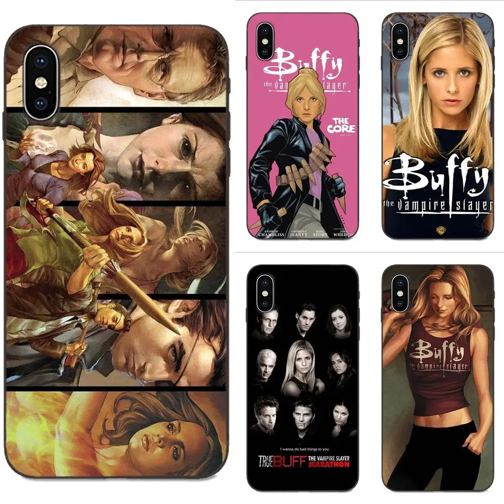 

Soft TPU Covers Capa Buffy The Vampire Slayer For Apple iPhone 4 4S 5 5S SE 6 6S 7 8 Plus X XS Max XR