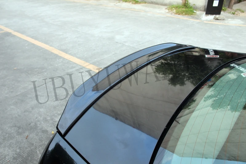 Для Audi A6 C6 2009 2010 2011 2012 углеродное волокно в бельгийском стиле внешний задний спойлер багажника автомобиля хвост загрузки крыло украшения