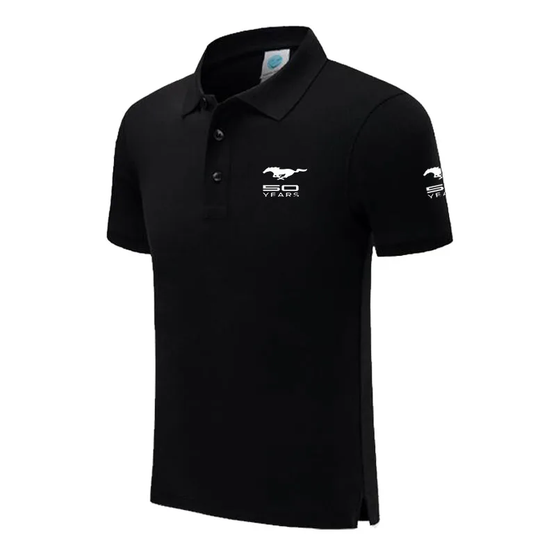 

Men's Mustang Polo Shirt For Men Desiger Polos Men Short Sleeve shirt Clothes jerseyssic Male Brand Polos Shirts