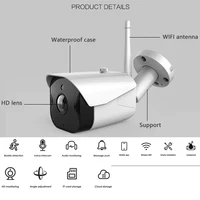 Tuya APP telecamera di sorveglianza di sicurezza HD 1080P impermeabile esterno 2 MP HD Wireless WIFI Home Outdoor Night Vision Smart Camera