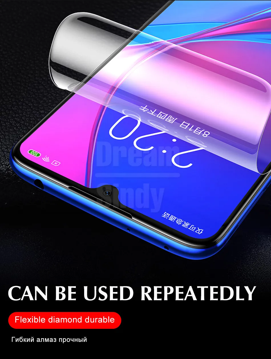 100D Front Back Hydrogel Film For Xiaomi Mi A3 Lite 9T Pro Screen Protector For Mi 9 SE CC9E Rear Protective Film Not Glass