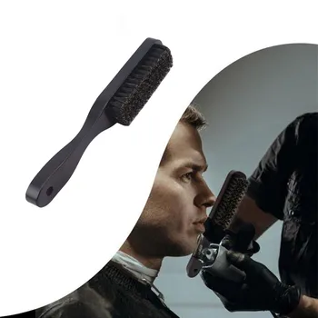 

Men Beard Brush Wooden Handle Bristle Hair Brush Hairdressing Anti Static Barber Hair Styling Comb Shaving Tools