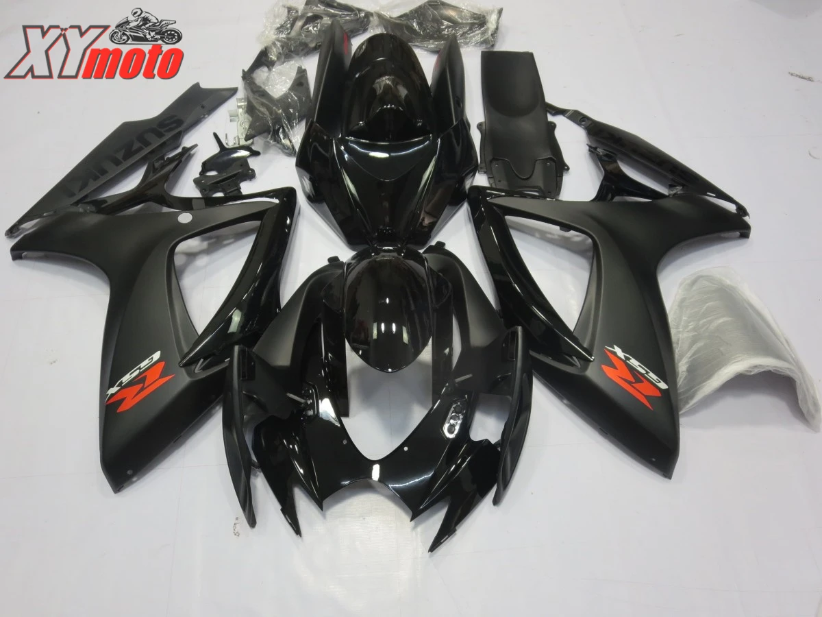 

Motorcycle Fairing Kit For Suzuki GSXR600 GSXR750 K6 K7 06-07 Injection ABS Fairings K6 2006-2007 Gloss Matte Black Bodyworks