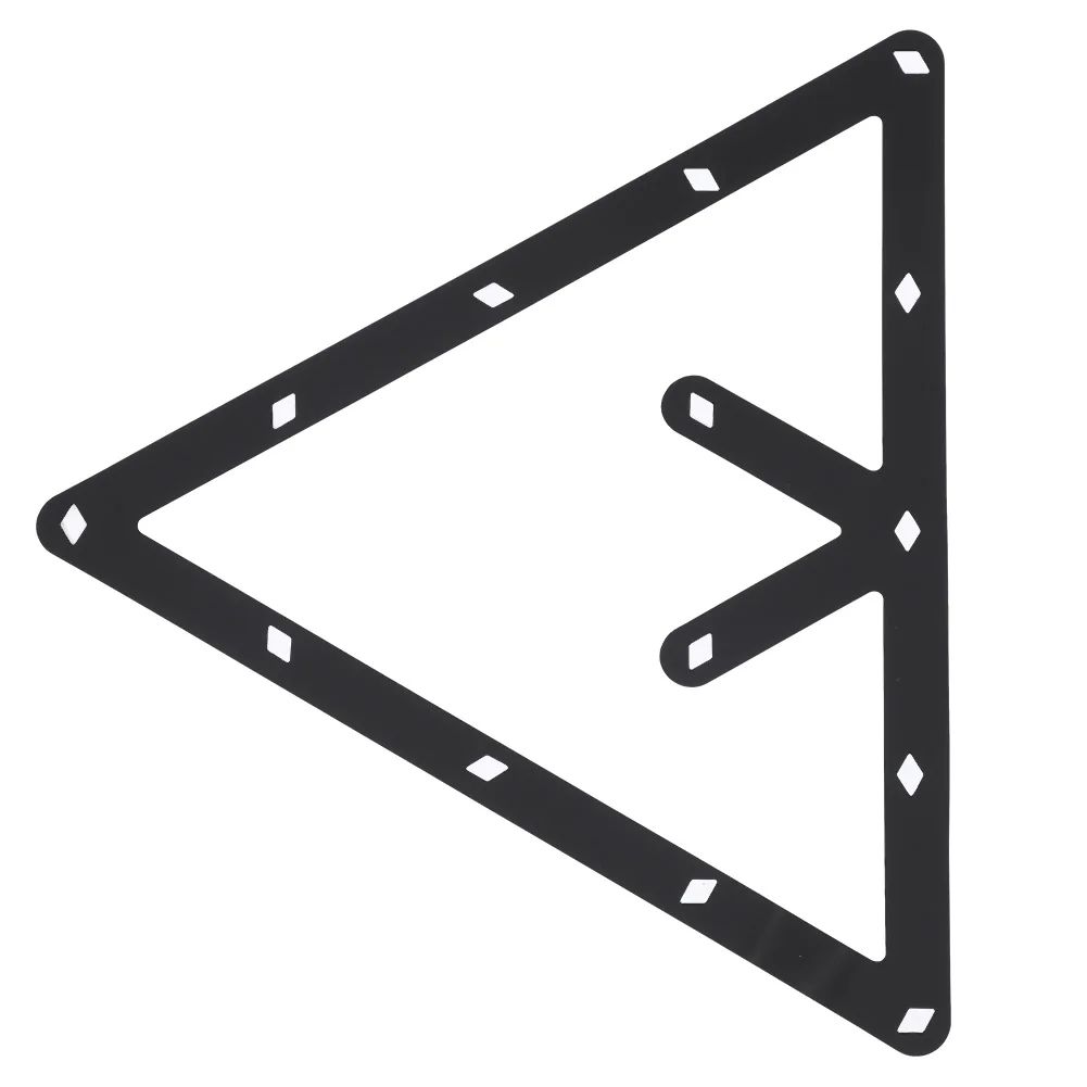 6pcs/lot Triangle Billiard Rack Billiard Invisible Ball Rack Triangle Ball Holder Positioning for 57mm Billiard Accessory