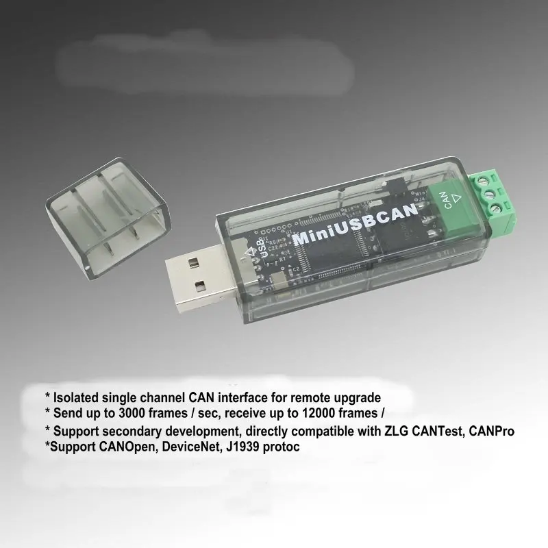 MINI-USBCAN может анализатор совместим с ZLG поддержка вторичного развития