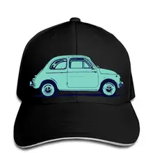 Мужская бейсбольная кепка с принтом, бейсболка для женщин, бейсболка Fiat 500, бейсболка, остроконечная Кепка