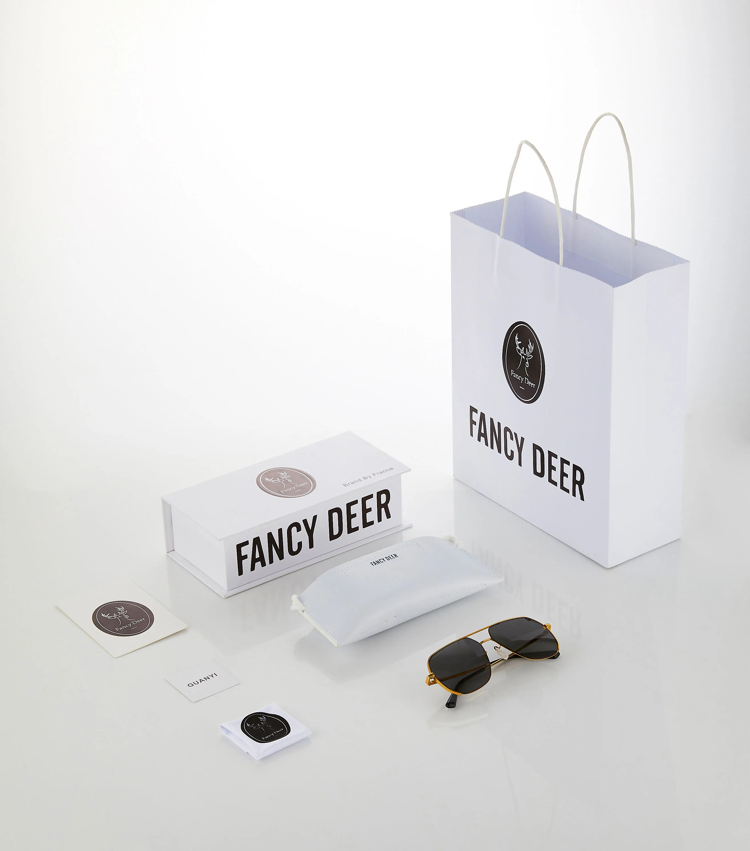 sunglasses Модные дизайнерские большие солнцезащитные очки с оленями UV400, мужские солнцезащитные очки, мужские и женские ретро поляризованные солнцезащитные очки - Цвет линз: sunglasses