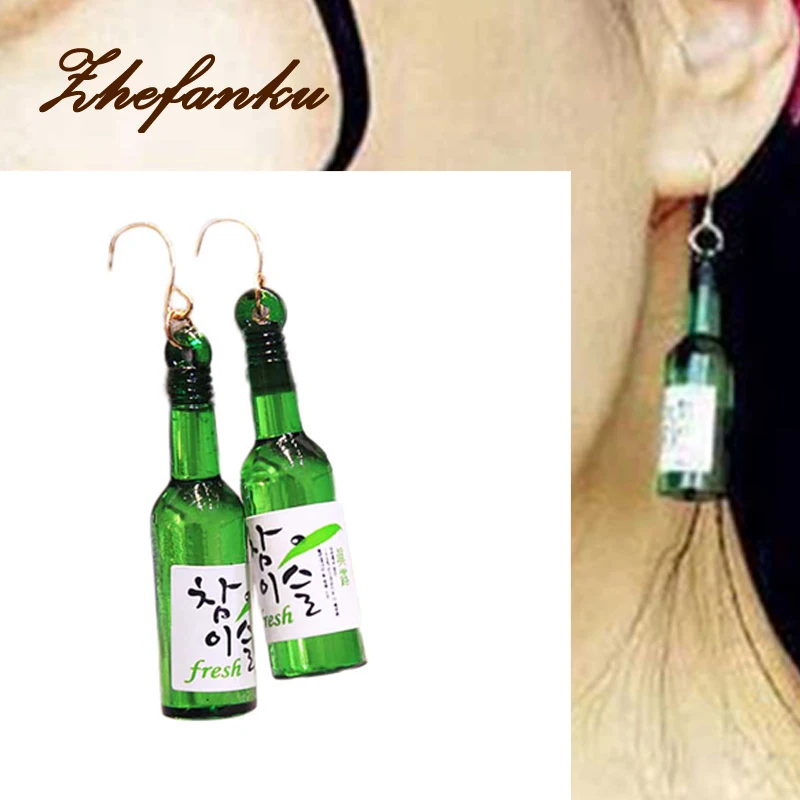 Модные новые дизайнерские именные серьги панк ювелирные изделия милые в форме