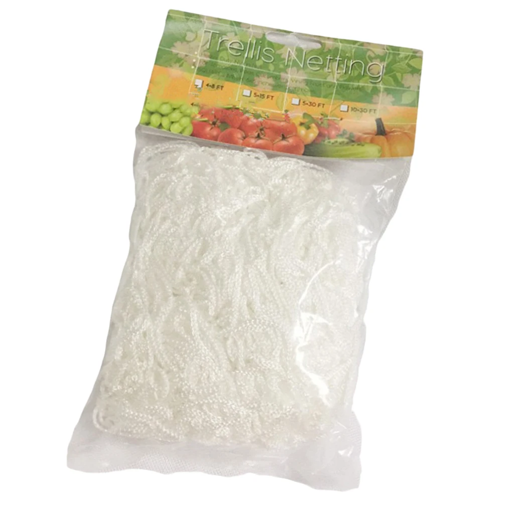 Plant Trellis Netting Polyester Plant Support Vine Climbing Hydroponics Garden Net Accessory for Green Pea Cucumber Tomatoes