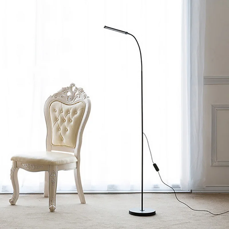 

Modern LED Floor Lamp Dimming Toning 72leds USB Flexible Gooseneck Standing Reading Light with Stable Base for Office Bedroom