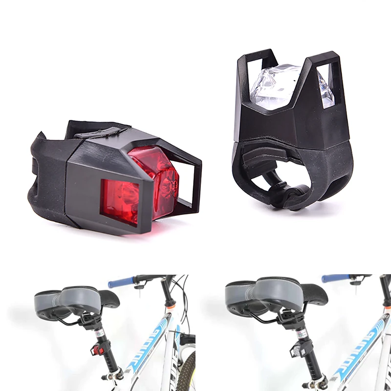 1PC Black Bike Bicycle Cycling Flashing Head Front Wheel LED Flash Light Lamp