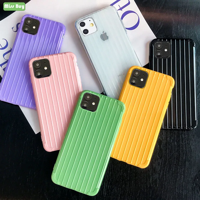 Soft Silicone TPU Trunk Phone Cases For Samsung galaxy S8 S9 Plus Note 10 S10 Case Cover Protective Shell Fundas Coque |