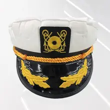 Морской корабль, лодка, Детская атласная фуражка капитана морского флота, Admiral, белое золото, кепка, капелуш, дамски, Lato Gorras Para Hombre, сомбреро