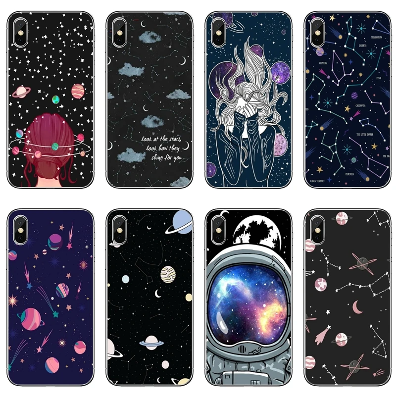 Чехол для телефона с изображением космического планеты созвездия Samsung Galaxy A70 A60 A50