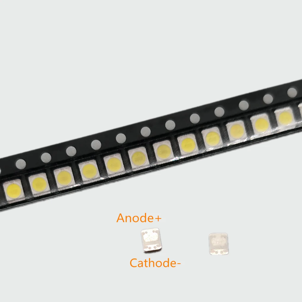 100-500 шт./лот 3528 2835 3V SMD светодиодный Бусины 1 Вт светодиодные лампы для LG Innotek холодный белый 100LM для ТВ/ЖК-дисплей Подсветка