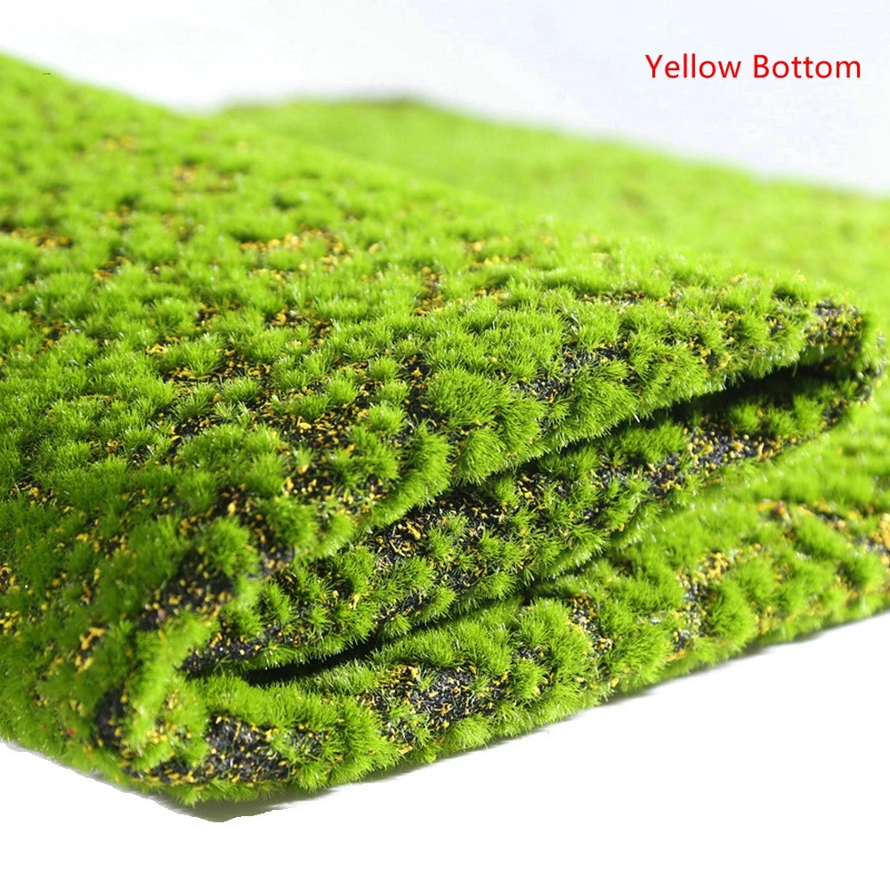 Artificial Lawn Moss Mat Simulation Plant Background Indoor Wall Bryophyte Green