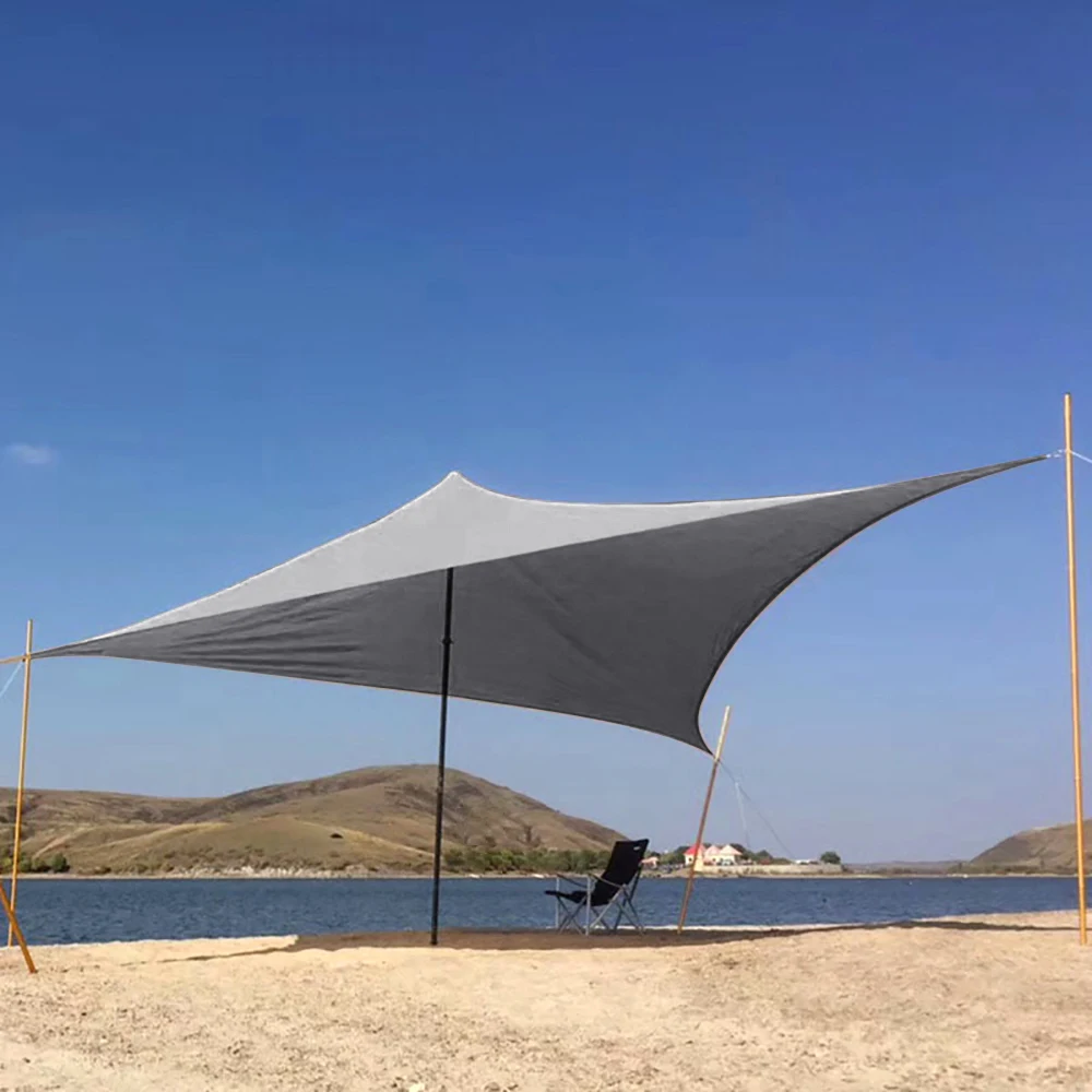 

Hot Outdoor Sun Shelter Sunshade Sail Waterproof Canopy Protection Porch Yard Garden Patio Pool Shade Awning Camping Picnic Tent