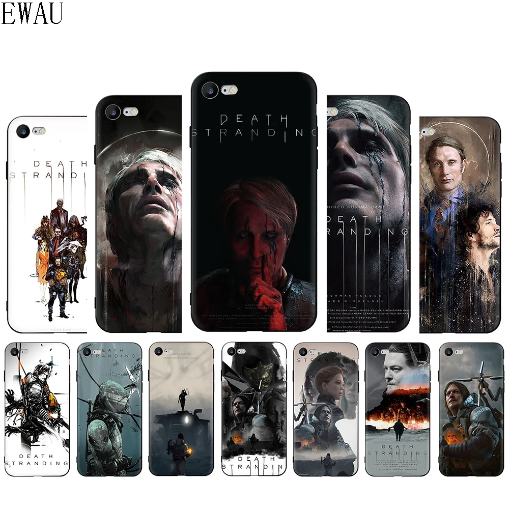 Силиконовый чехол для телефона EWAU Death Stranding для iPhone 5 5S SE 6 6s 7 8 Plus X XR XS 11 Pro Max