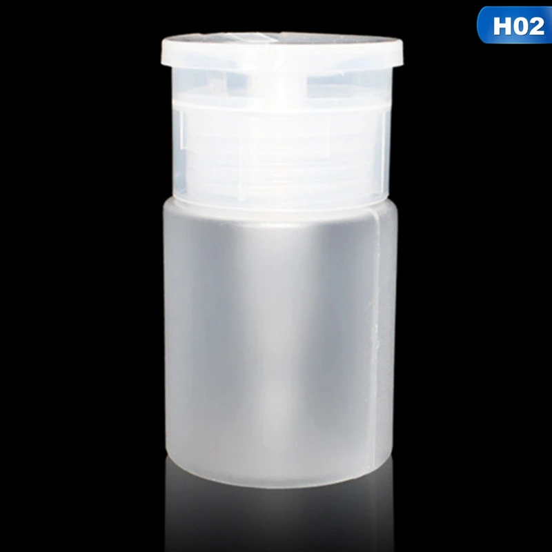 H02 60ml Гель для удаления ногтей бутылка спрей Пустой насос диспенсер для ногтей очищающая жидкость бутылка 120/60 мл бутылка для снятия лака обезжириватель для ногтей - Цвет: H02 60ml