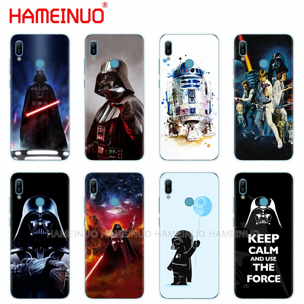 

silicon phone cover case for huawei Y5 Y6 Y7 Y9 PRO PRIME 2019 honor 8s 8a 20 LITE PRO 10i view 20 V20 Darth vader Star wars