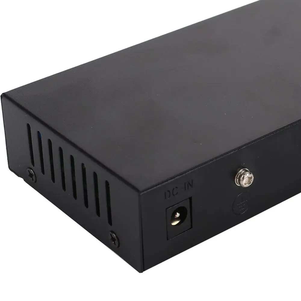 8 + 2 Порты и разъёмы POE коммутатор Gigabit 10/100/1000 Мбит/с Poe Инжектор Ieee802.3af/при активном