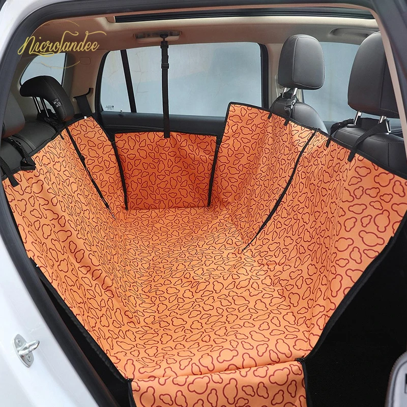 

NICROLANDEE Pets Back Seat Cover Protector Waterproof Scratchproof Nonslip Hammock for Dogs Backseat Protection for Cars & SUVs