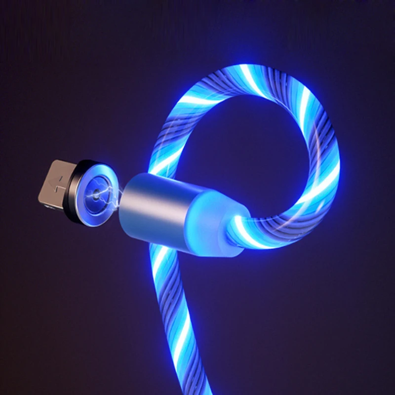 Высококачественный Магнитный кабель Micro usb type C для iPhone Lighting Cable 1 м провод для быстрого заряда type-C Магнитный зарядный кабель для телефона