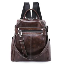 Осень и Новинка зимы Стиль рюкзак Для женщин сумка из искусственной кожи в Корейском стиле-Стиль Повседневное в студенческом стиле рюкзак Детская одежда от a Generation of Fat