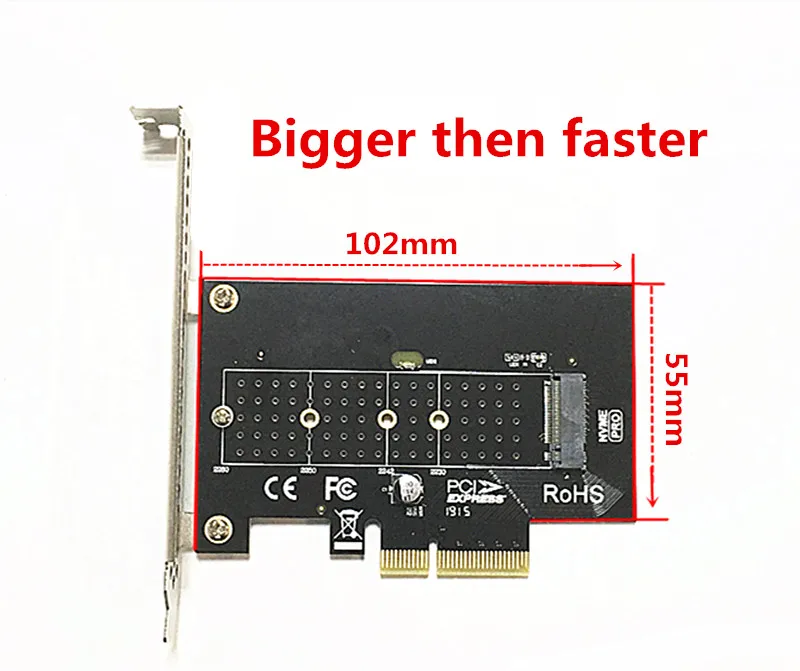 20 шт./M2.PCIe SSD адаптер M.2 SSD NVME PCIe M.2 к PCI express M2 к PCI e NVME конвертер NVME/M2 M ключ PCI express x4 x8 x16 карта