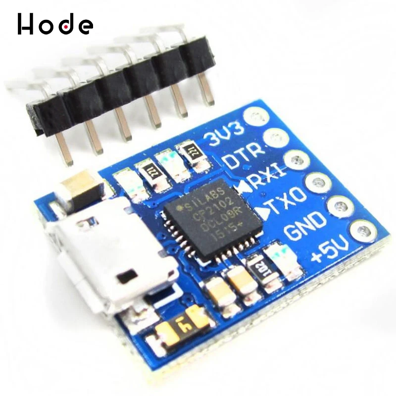 

CP2102 MICRO USB to UART TTL Module 6Pin Serial Converter STC Replace FT232 NEW