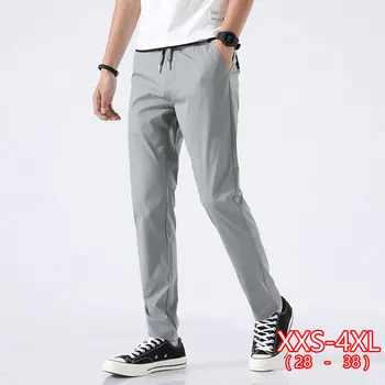 

Men Casual Pants New Design Casual Hombres Pantalones Cotton Slim Pant Male Trousers Fashion Business Tie Pants Man